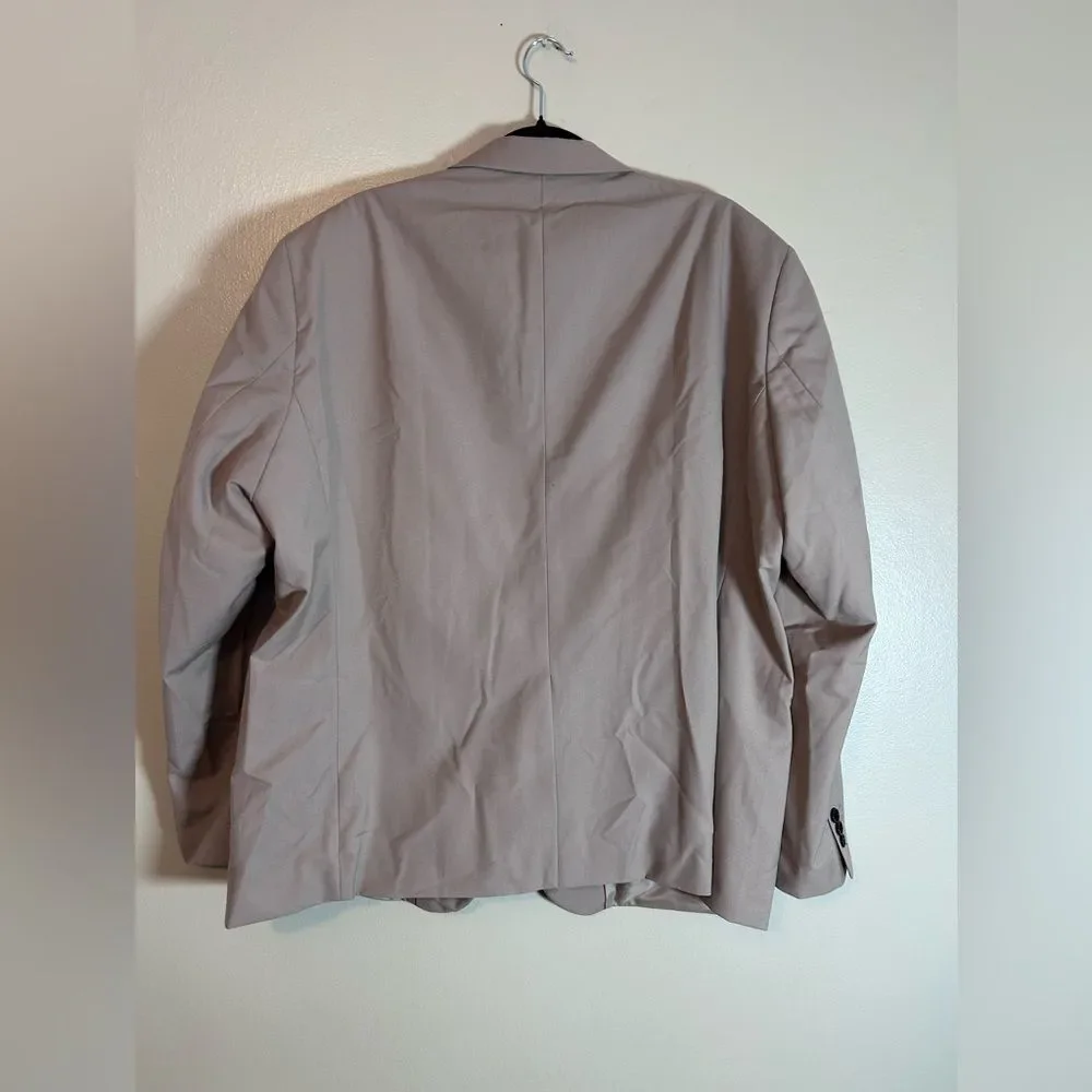 NWT Coofandy Khaki Blazer Sport jacket size XXXL